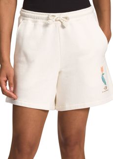 The North Face Women's Earth Day Shorts, XS, Unbleached/Reef Waters