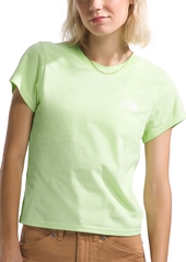 The North Face Women's Evolution Cutie Cotton T-Shirt - Steel Blue