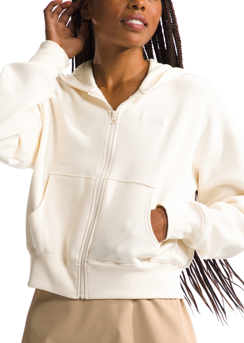 The North Face Women's Evolution Full-Zip Hoodie - White Dune