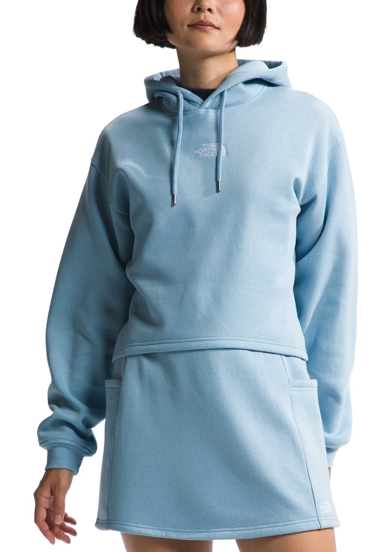 The North Face Women's Evolution Hi Lo Fleece Hoodie - Steel Blue