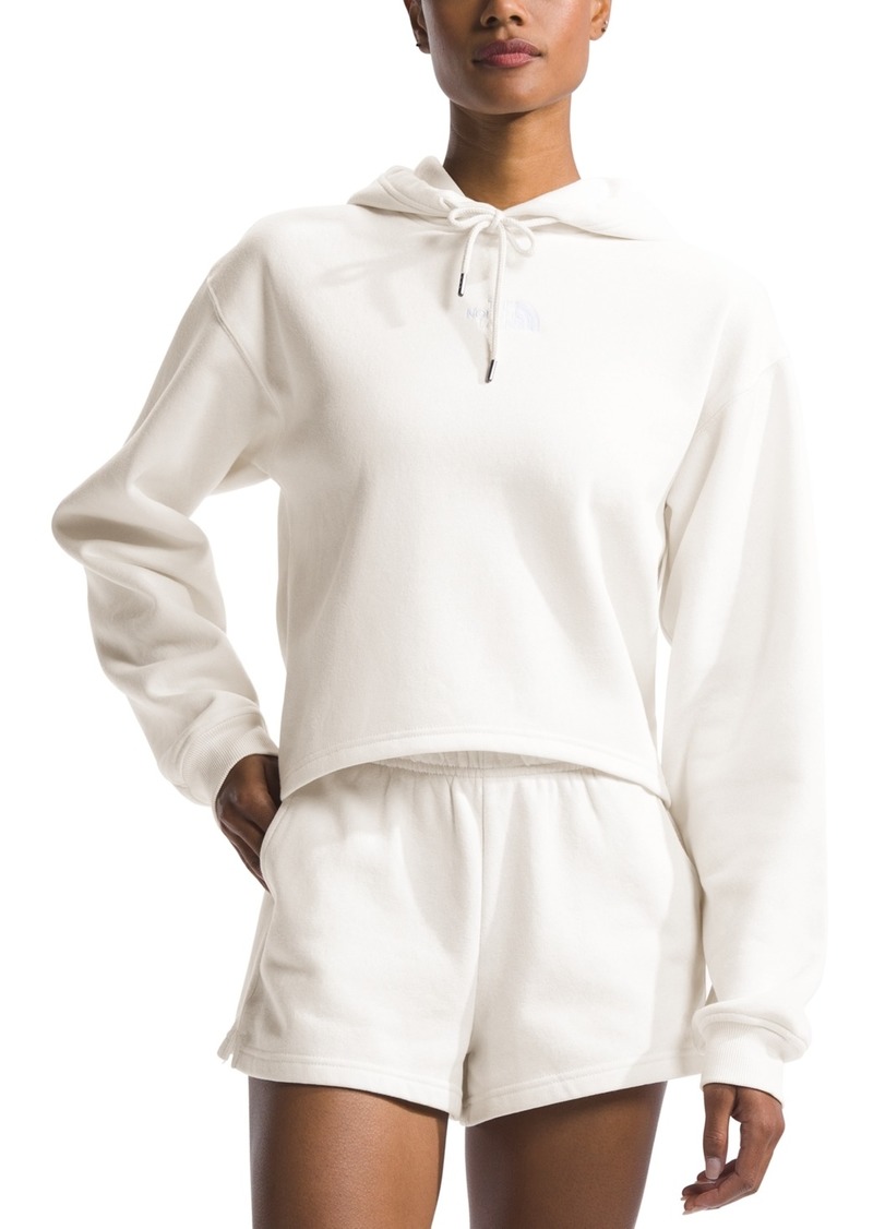 The North Face Women's Evolution Hi Lo Fleece Hoodie - White Dune