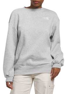 The North Face Women's Evolution Oversized Crewneck Sweatshirt, XS, Gray
