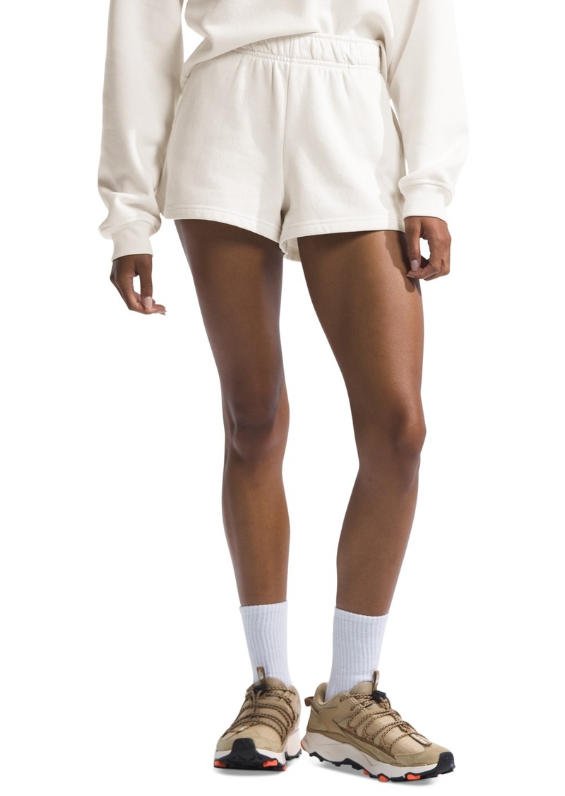 The North Face Women's Half Dome Fleece Shorts - White Dune