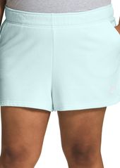 The North Face Women's Half Dome Fleece Shorts, 1X, Blue