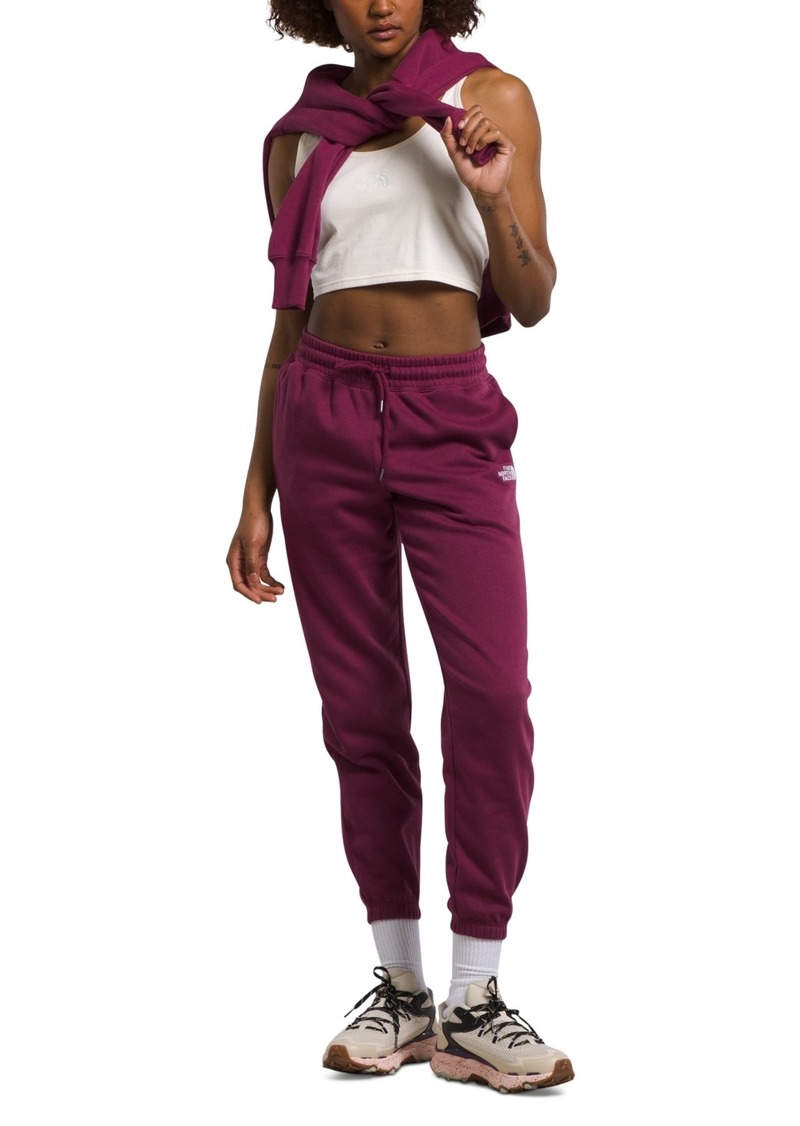 The North Face Women's Half Dome Fleece Sweatpants - Boysenberry/tnf White