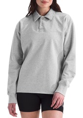 The North Face Women's Heritage Patch Rugby Shirt, Large, White Dune