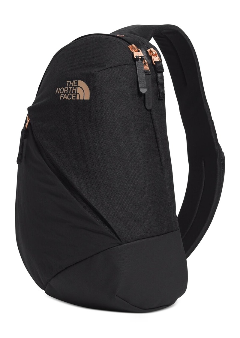 The North Face Women's Isabella Sling Bag - TNF Blk/Lt Hthr/Bt Coral