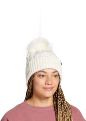 The North Face Women's Oh Mega Fur Pom Beanie, Gray