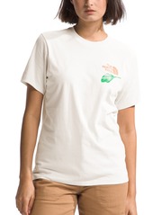 The North Face Women's Outdoors Together Cotton Graphic T-Shirt - White Dune