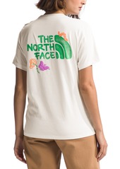 The North Face Women's Outdoors Together Cotton Graphic T-Shirt - White Dune