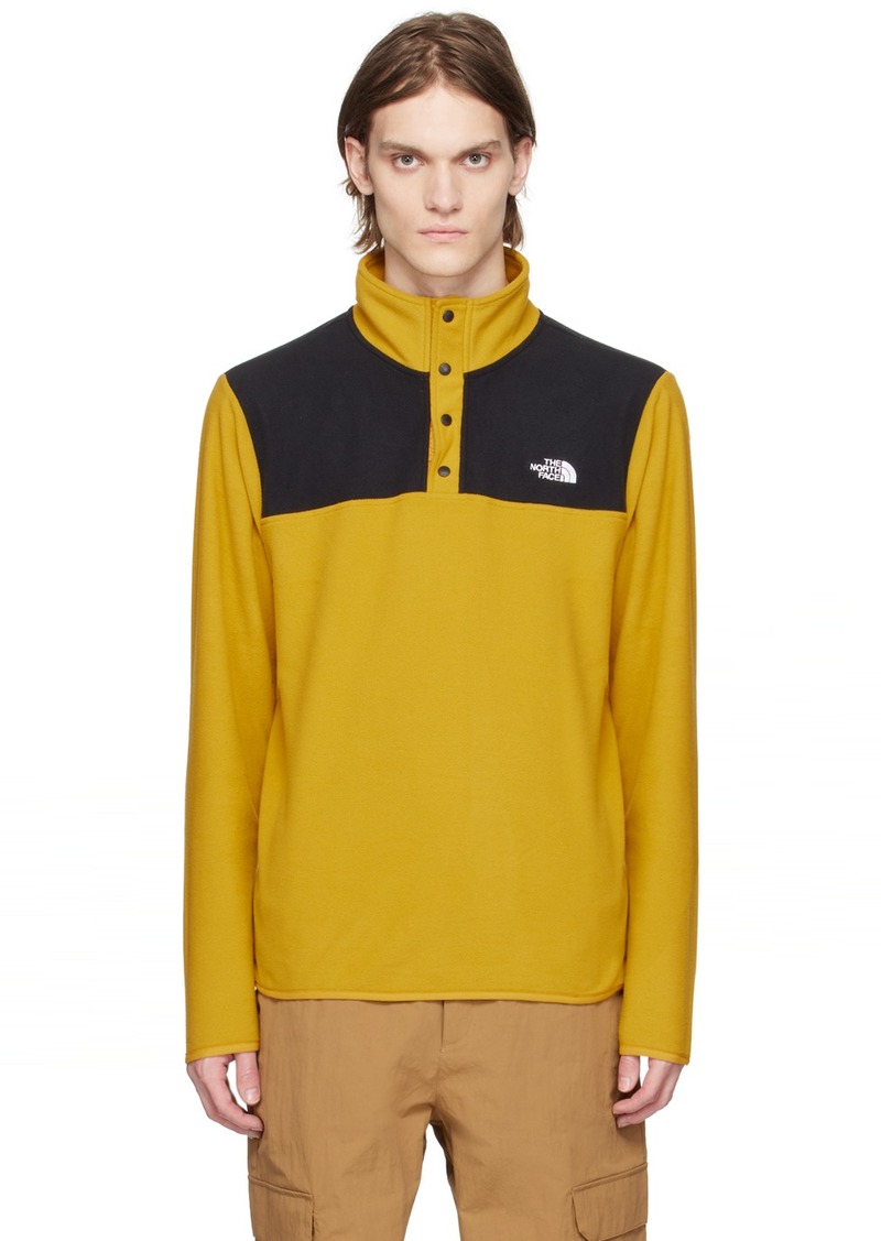The North Face Yellow & Black Glacier Snap Sweatshirt