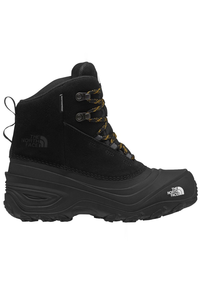 The North Face Youth Chilkat V Lace Waterproof Boot, Size 1, Black