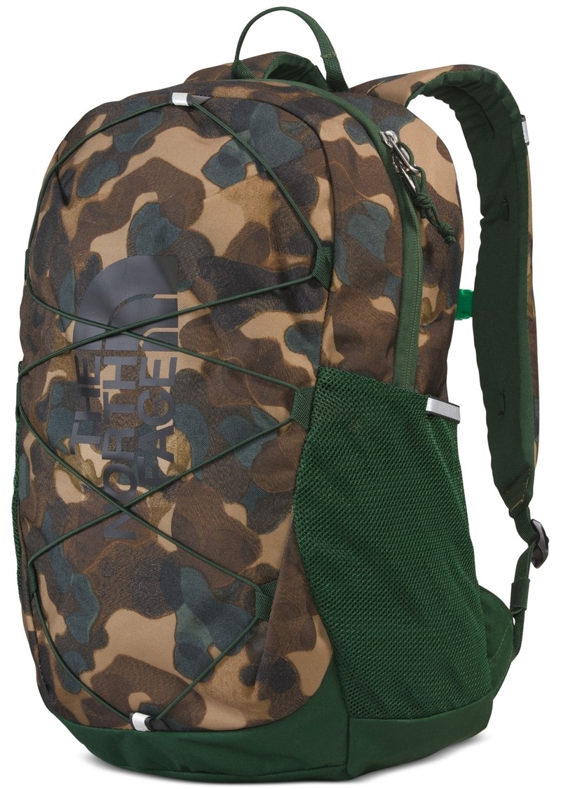 The North Face Youth Court Jester Backpack - Utility Brown Camo Texture Print/pine Ne