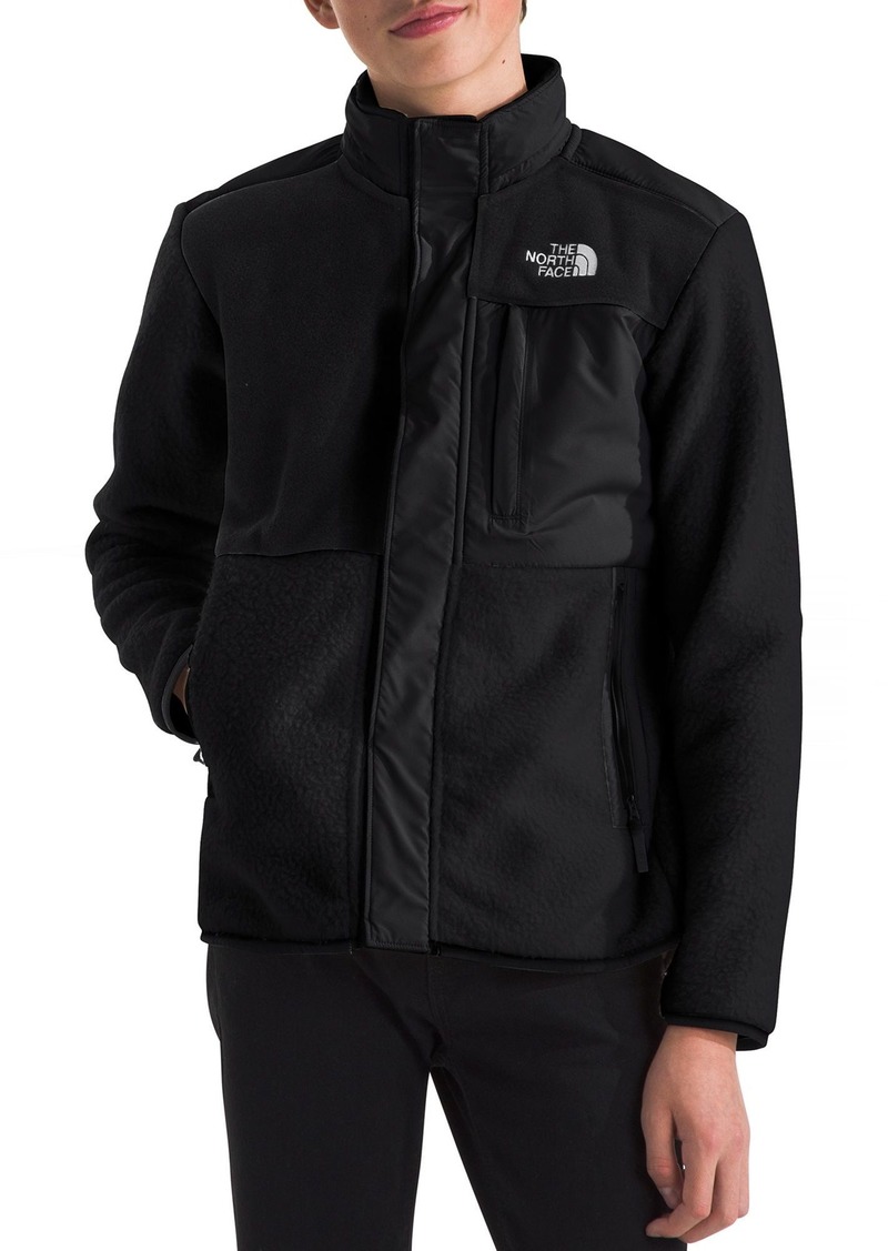 The North Face Youth Fleece Mashup Jacket, Large, Black