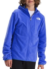 The North Face Youth Glacier Full Zip Hooded Jacket, Boys', Small, Brown