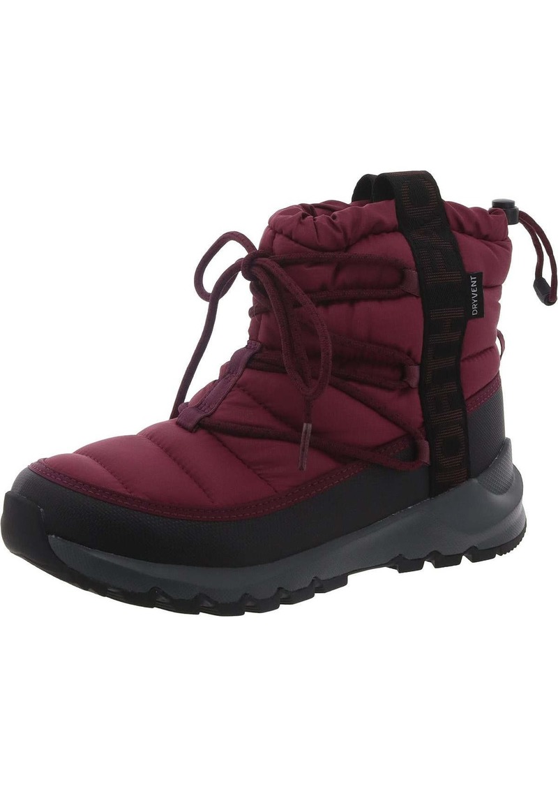 The North Face Thermoball Lace Up Womens Faux Fur Lined Ankle Winter & Snow Boots