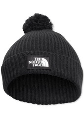 The North Face Tnf Logo Box Pom Beanie - Tnf Black