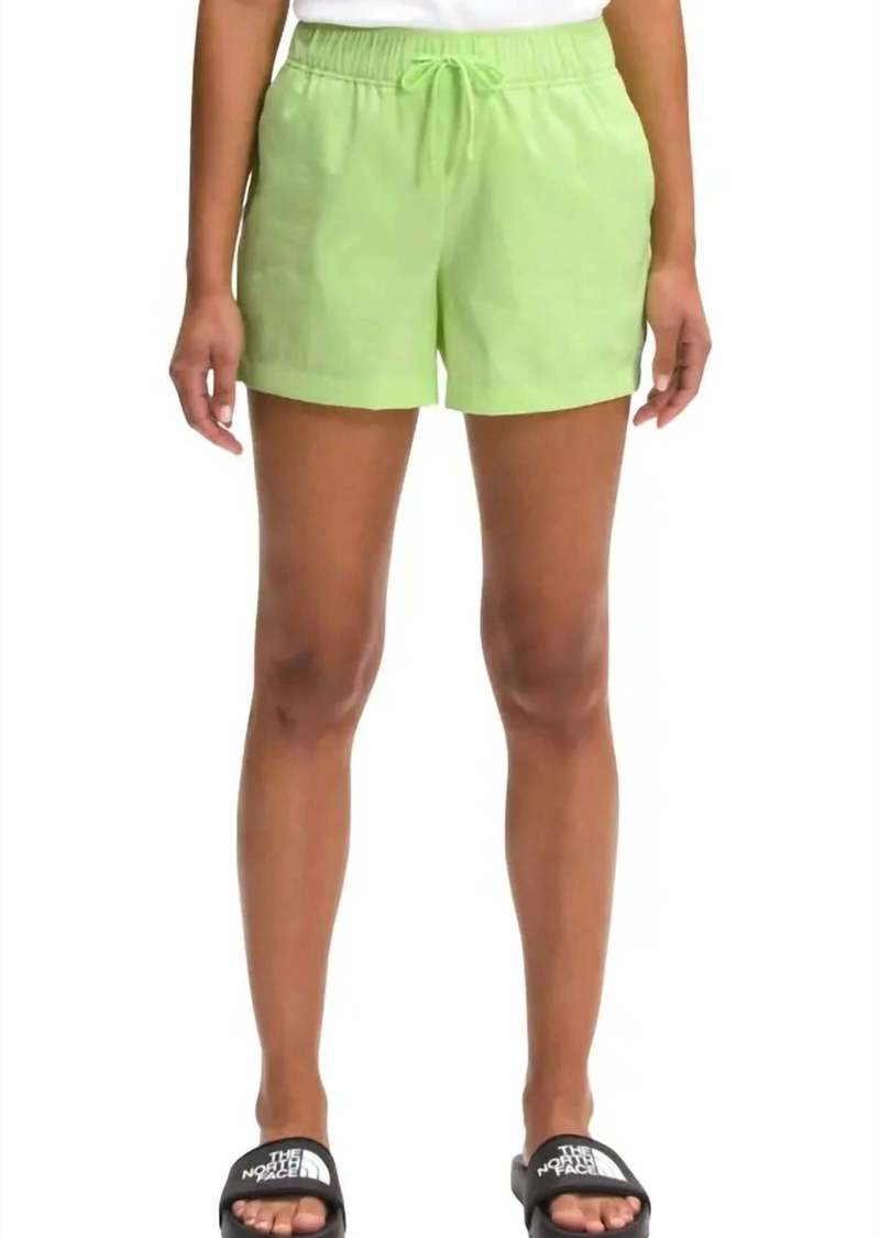 The North Face Women'S Wander Shorts In Sharp Green