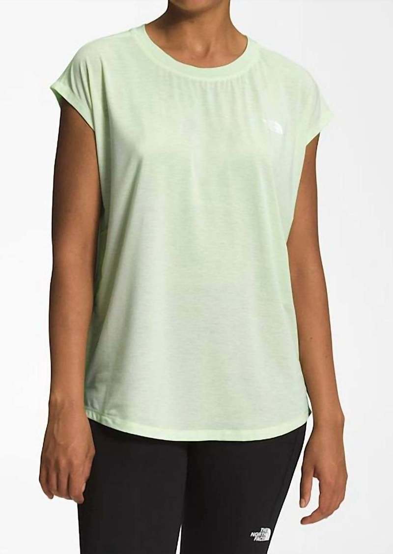 The North Face Women'S Wander Slitback Tank Top In Lime Cream Heather