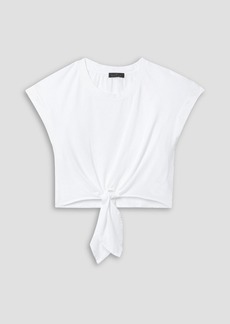 THE RANGE - Cropped stretch-cotton jersey top - White - L