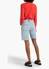 THE RANGE - Cropped Supima cotton-blend jersey top - Orange - M