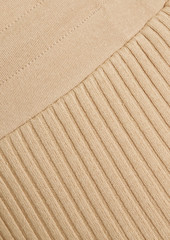 THE RANGE - Ribbed cotton-blend track pants - Neutral - M