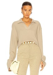 The Range Stark Thermal Cropped Polo Top