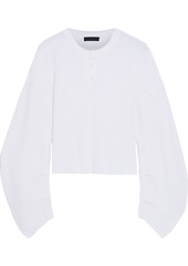The Range Woman Element Ribbed Cotton-blend Sweater White