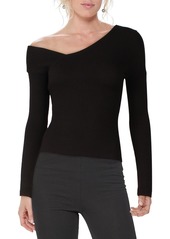 The Range Womens Asymmetric Tilted Pullover Top