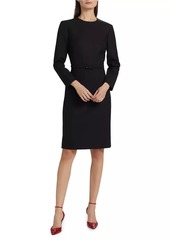 The Row Angeline Wool Belted Dress