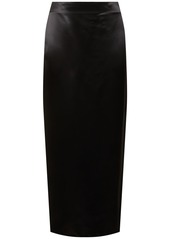 The Row Bartelle Satin Long Skirt