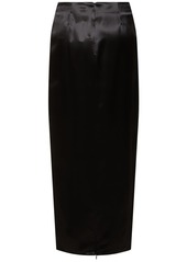 The Row Bartelle Satin Long Skirt