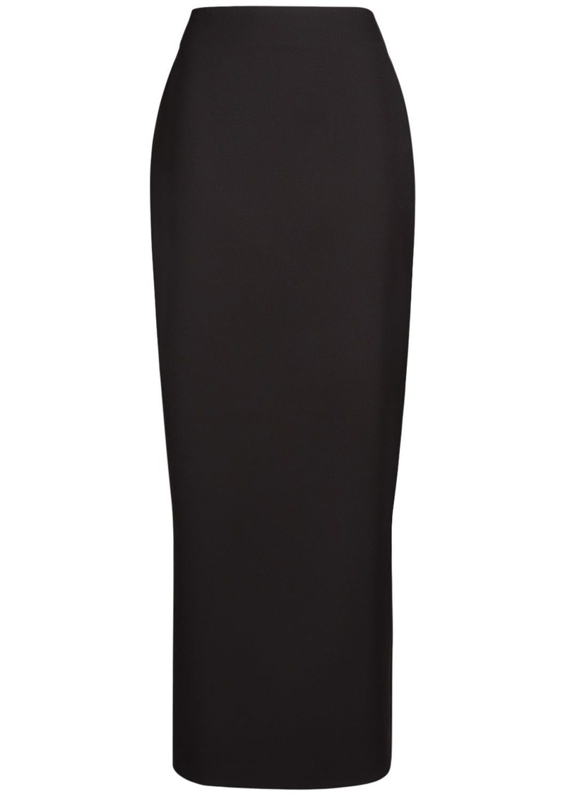 The Row Bartelle Wool Twill Long Pencil Skirt