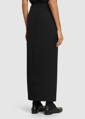 The Row Bartelle Wool Twill Long Pencil Skirt