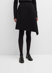 The Row Bartellina Cashmere Drape Skirt