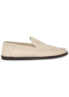 The Row Cary Leather Loafers