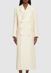 The Row Catena Wool & Silk Twill Long Coat