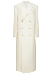 The Row Catena Wool & Silk Twill Long Coat