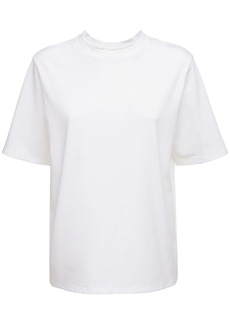 The Row Chiara Boxy Cotton Jersey T-shirt