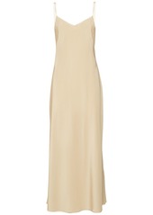 The Row Clarabella Silk Blend Satin Slip Dress