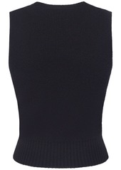 The Row Comi Cashmere Blend Knit Vest
