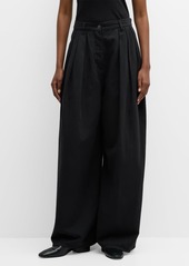 The Row Criselle Pleated Wide-Leg Jeans
