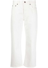 The Row cropped straight-leg jeans