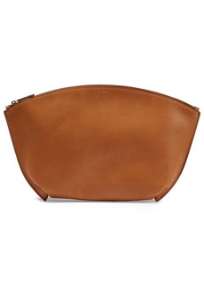 The Row Dante Small leather clutch