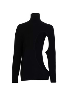The Row Erica Cut-Out Cashmere Sweater