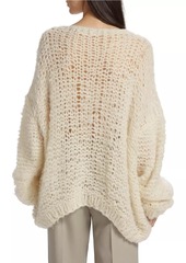The Row Eryna Open-Knit Oversized Sweater