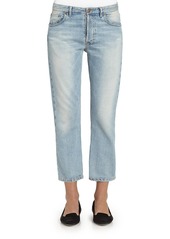 The Row Essentials Ashland Cropped Straight-Leg Jeans