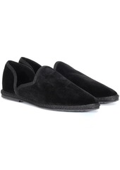 The Row Friulane velvet loafers