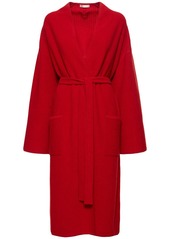 The Row Ghali Belted Cashmere Knit Long Coat