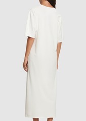 The Row Gitu Short Sleeved Jersey Long Dress